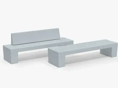 METALCO SARAH BENCHES COLLECTION 3D model