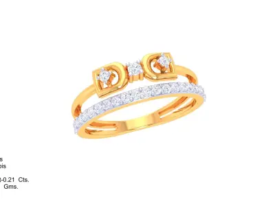 Women Ring Render 3dm STL OBJ FBX Details  3D print model 9