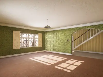 Old Brick House Low-poly 3D model buy