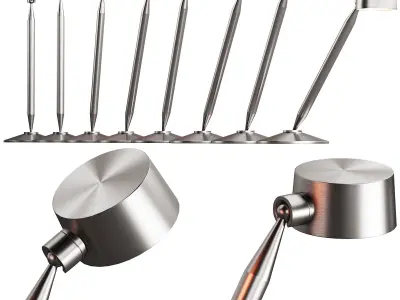 319 lighting fixtures 26 Resident Buster Table Light by C Martin 3D model