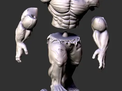 Hulk 3d print 3D print model