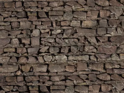 Old Stone Wall Pbr Texture