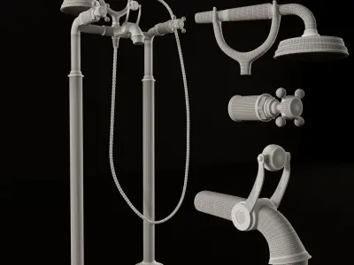 AXOR mixer  MONTREUX 3D model