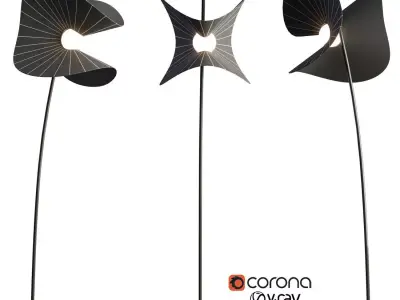 MARIPOSA FLOORLAMP 3D model