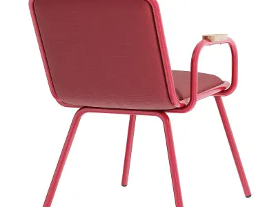 Dulwich Chair Armrests Grey 3D model