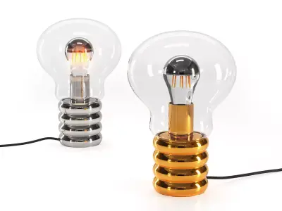 Bulb Table Lamp 3D model
