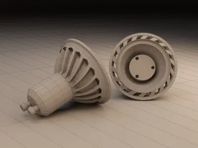 LightingEver 5W GU10 LED Bulb 3D model