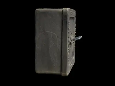  Antique electric switch 3D model