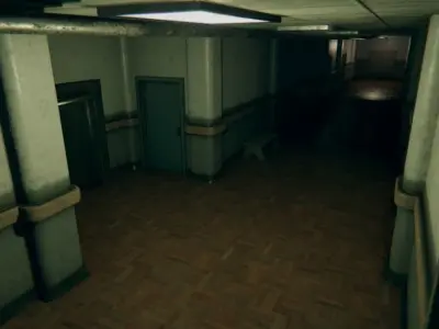 Modular Horror Hospital Pack Low-poly 3D model