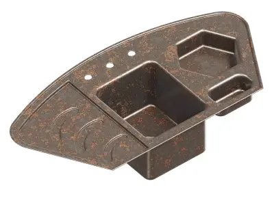 Rusty Premium Kitchen Sink 3D model