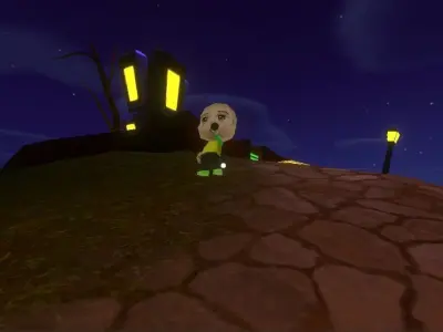 The Haunted House Low Poly Low-poly 3D model