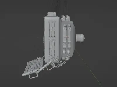 Computer Terminal 3D model