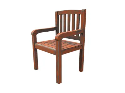 chair Low-poly 3D model shop