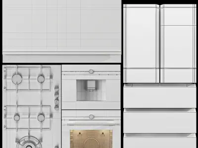Set Siemens Appliance 3D model