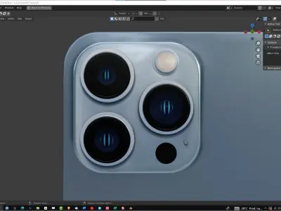 New Iphone 13 Pro 2021  Low-poly 3D model
