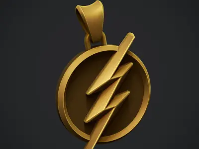 Flash Lighting Pendant 3D print model