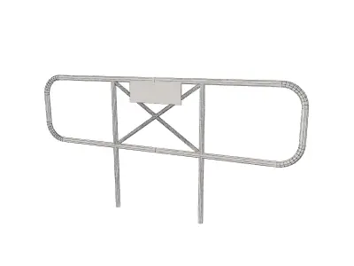 Hong Kong Emergency Crash Gate 3D model