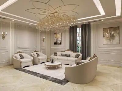ground  floor villa 3D model