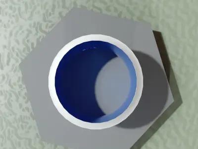 Low Poly Sci-Fi Bracelet Solo Low-poly 3D model