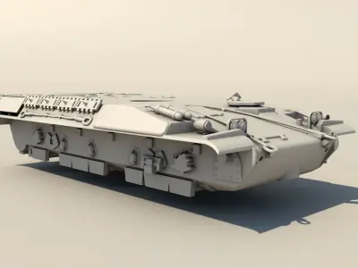 Tank AMX 30 French for Print 3D print model