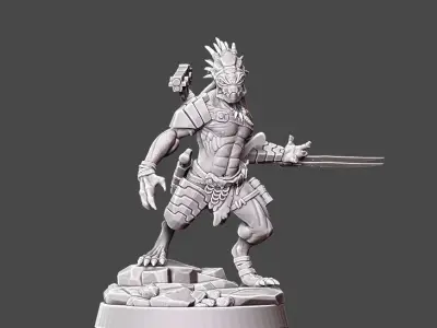 Predator - 35 mm scale 3D print model