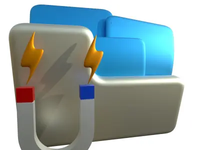 3D app web Icon Low-poly 3D model-07 Low-poly 3D model