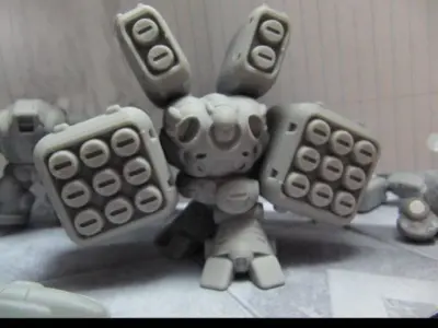 CHIBI-TECH SD - LRM-9 ML POD          3D print model