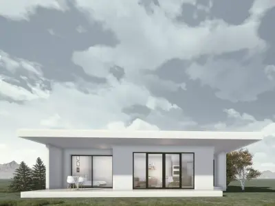 Bungalow model 01 3D model