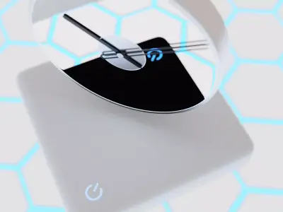 Holo Clock Free 3D model