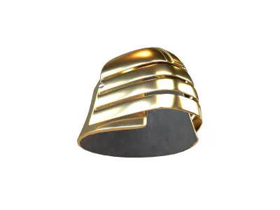 War Helmet V2 003 Low-poly 3D model