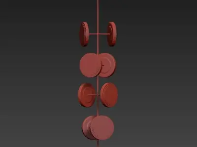 Laroce chandelier 3D model