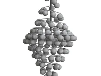 WANDERLUST ball chandelier 3D model