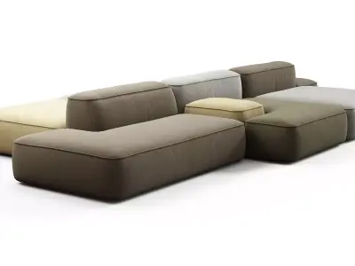 Cloud Sofa 02 3D model