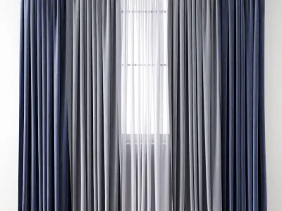 Curtain 136 3D model
