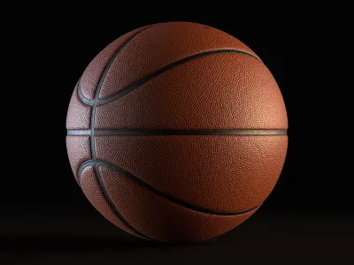  Clean Basketball Ball - 01 