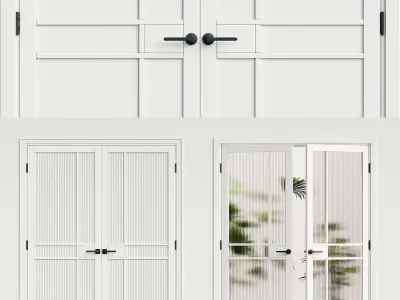 Interior door 004 3D model