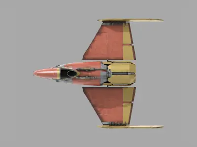 Shin Hati Fiend Starfighter - Star Wars Ahsoka 3D model