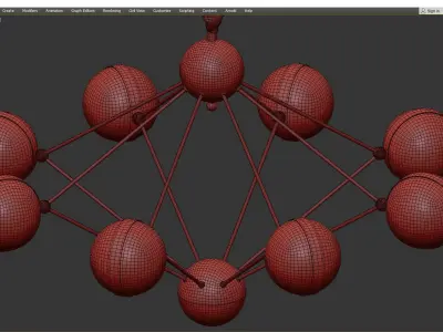 ARDO CHANDELIER 2 Low-poly 3D model