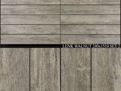 Peronda Lenk Walnut 240x1510 Set 2 3D model