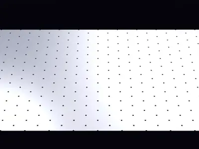 Perforated panel with 1 percent opening 25O133 3D model