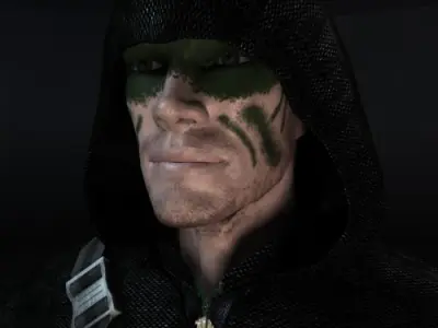 Arrow 3D Rigged Low-poly 3D model