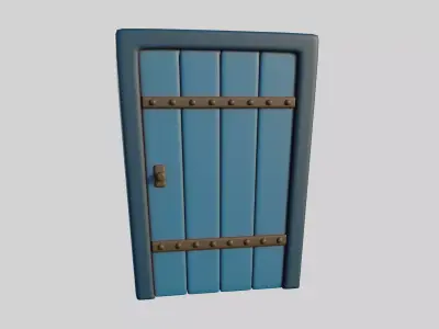 Cartoon Door 16b 3D model