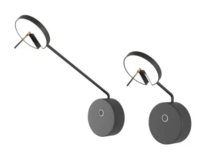 Invisible Wall Lamps LedsC4 set 01 3D model