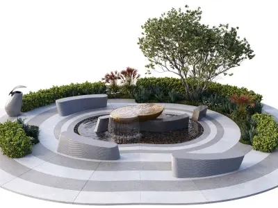 Park Square 3D model