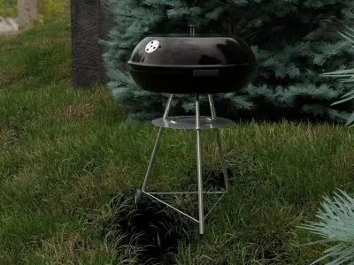 BBQ Grill 3D model 3D model