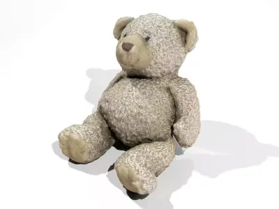 Teddy Bear 1 Low-poly 3D model