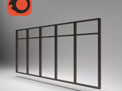  aluminum stained glass 3D model