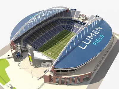 Lumen field 3D model