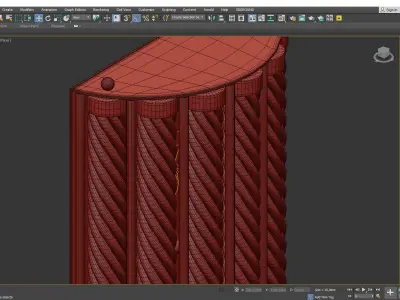 Eaton Sconce Low-poly 3D model