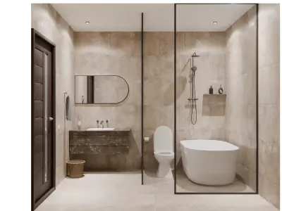 Bathroom Interior Free 3D model